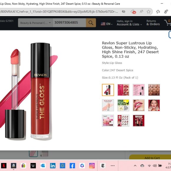 Revlon Super Lustrous Lip Gloss - Picture 1 of 1